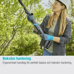 Grensax Gardena EasyCut P4A Komplett med Batteri och Laddare