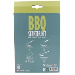 Grillpaket Cozze BBQ 4 Delar Med Grilltång, Stekspade, Grillborste & Grillhandske