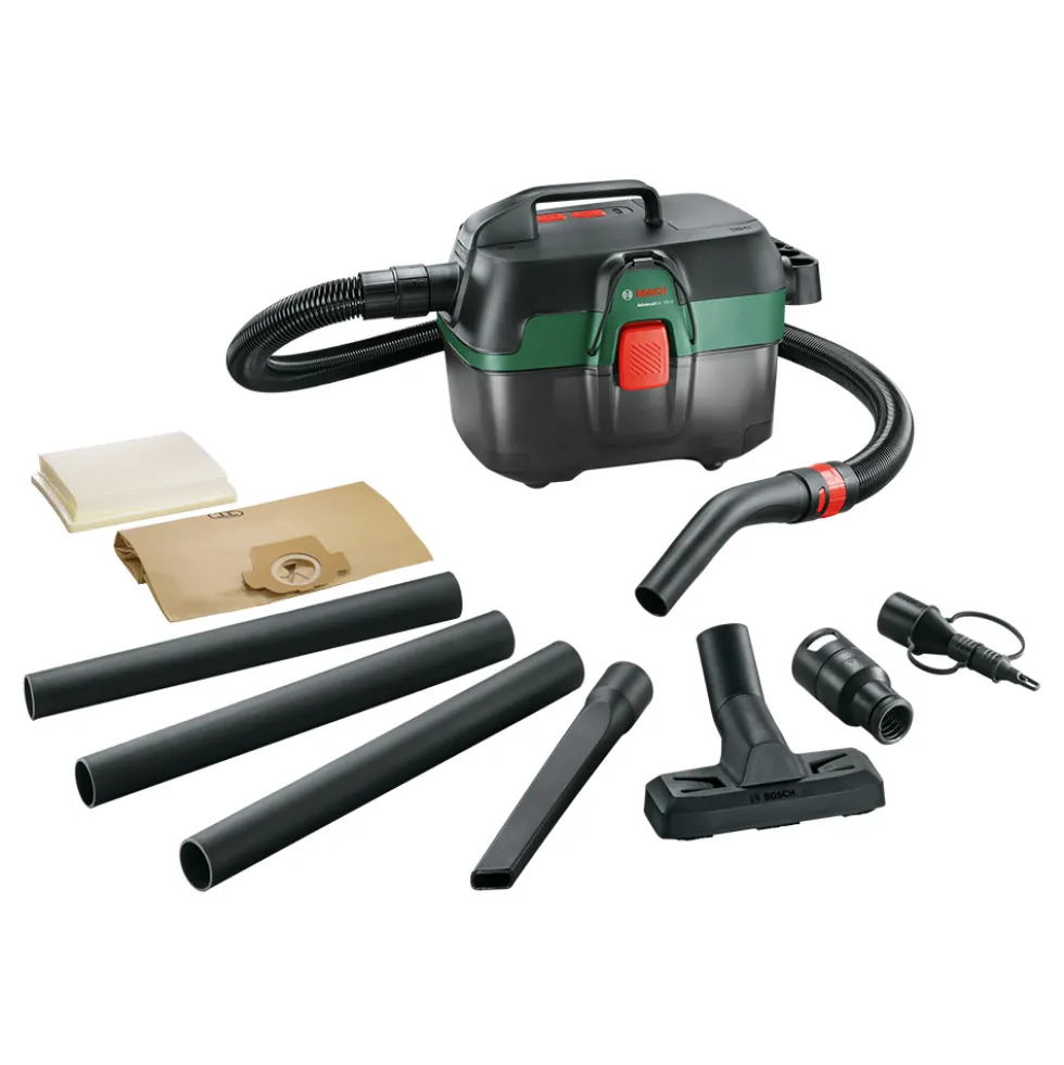 Grovdammsugare Bosch Power Tools AdvancedVac 18V-8 Våt-/Torrsugare 8L med Blåsfunktion