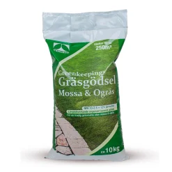 Gräsgödsel Tergent Greenkeeping Mossa 10kg, Organiskt Gräsmattegödsel med Järnsulfat