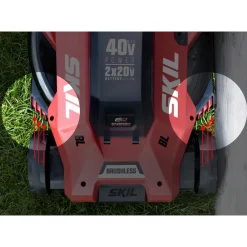 Gräsklippare SKIL 0140 CAA Kolborstfri Batteridriven