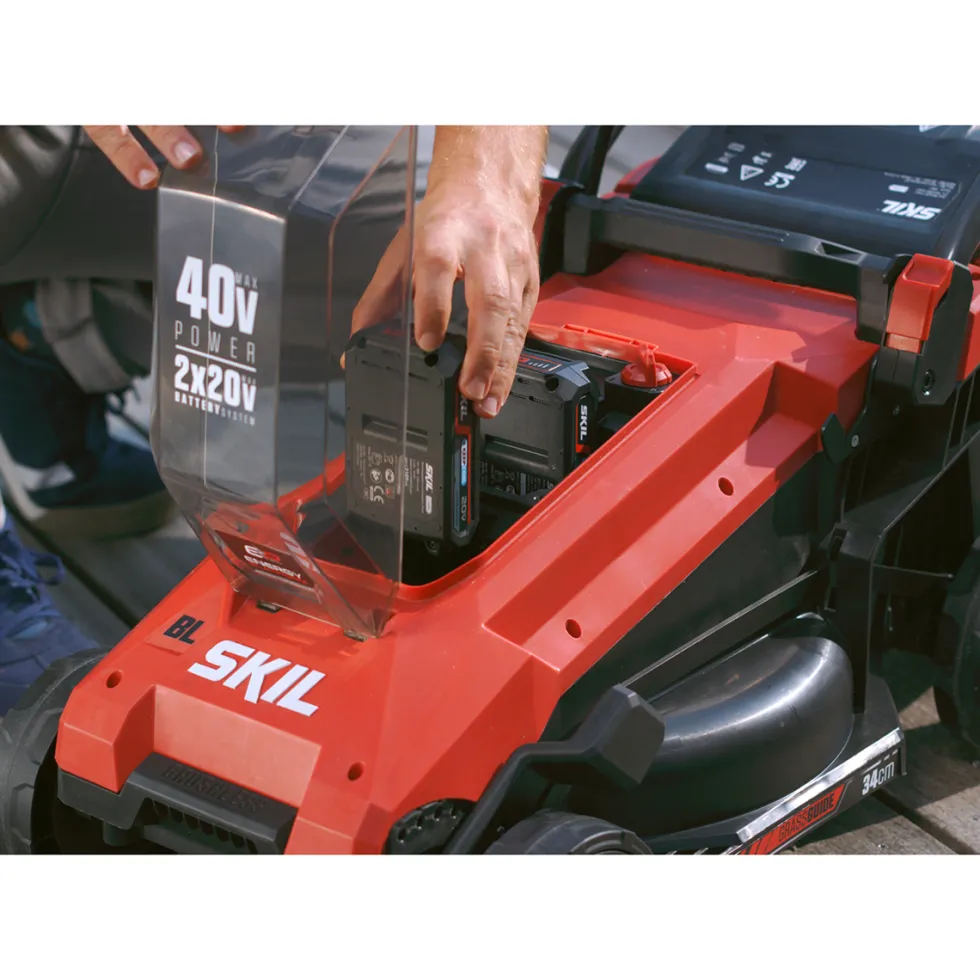 Gräsklippare SKIL 0130 CA Kolborstfri Batteridriven