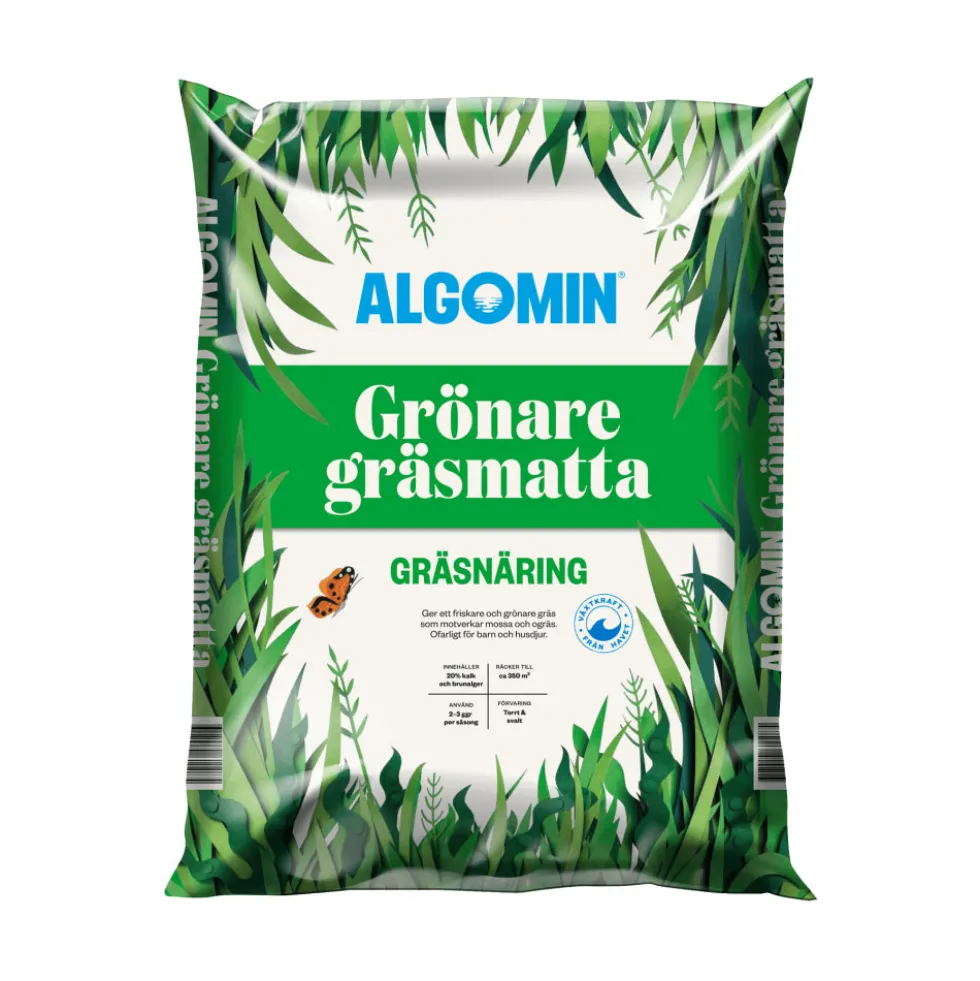 Gräsmattegödsel Algomin Grönare Gräsmatta