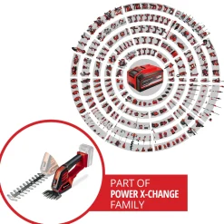 Grässax Einhell GE-CG 18/100 Li Utan Batteri & Laddare