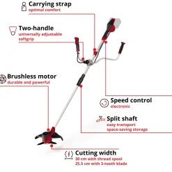Grästrimmer Einhell AGILLO 2x18V Sladdlös Solo