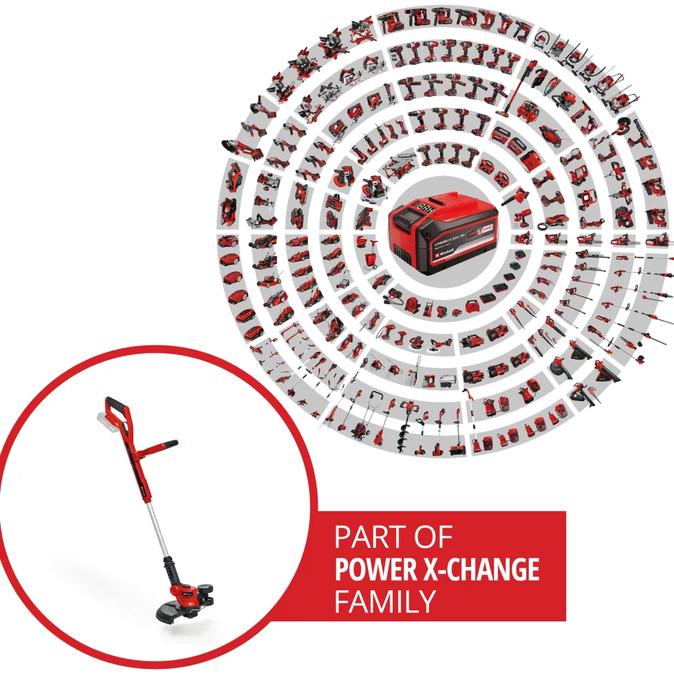 Grästrimmer Einhell GE-CT 36/30 Li E-Solo utan Batteri