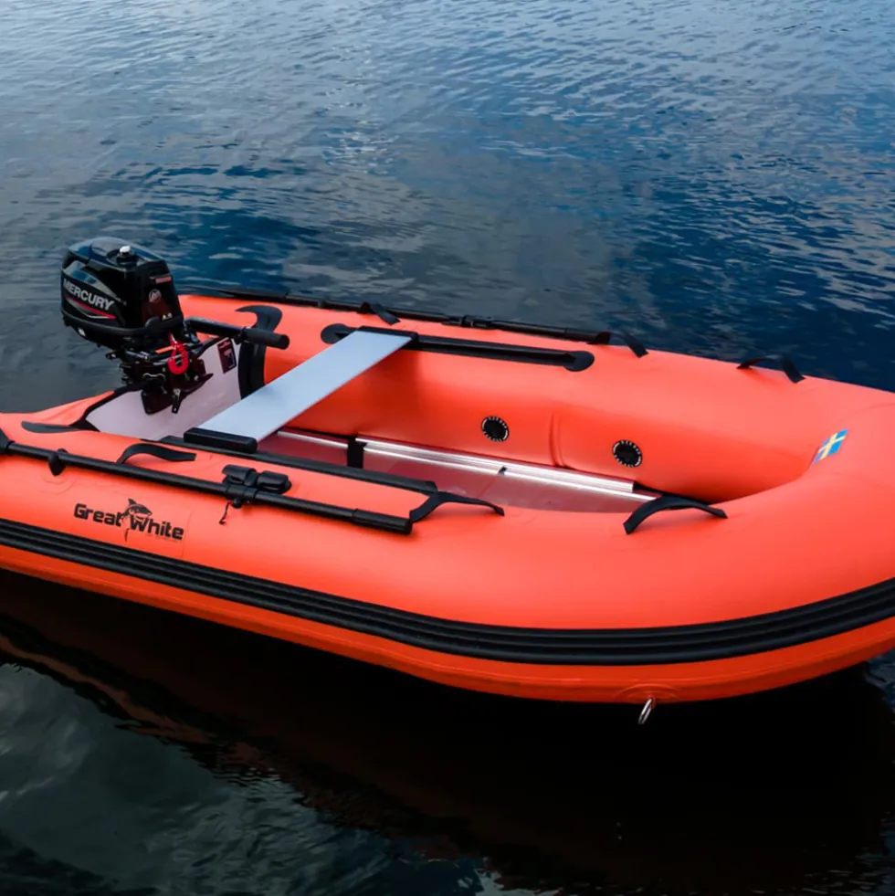 Gummibåt GreatWhite VIB270 Luftdurk Orange