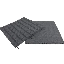 Gummiplatta Nordic Play 500x500x30 Svart