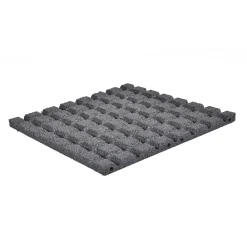 Gummiplatta Nordic Play 500x500x30 Svart