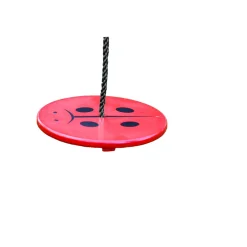 Gunga Nyckelpiga röd/svart 30x30x1,8cm rep=180cm FSC (A)