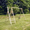 Gungställning Nordic Play Svart Gunga & Trapets