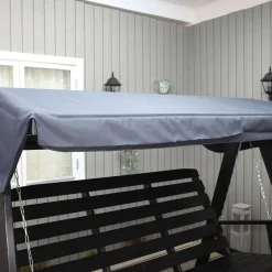 Hammocktak Baltic Garden Garden 167x275 med Två KanalerGrå