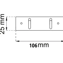 Handdukshängare Habo 123-2Nickel