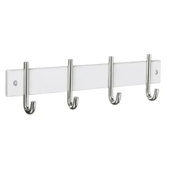 Handdukskrok Beslagsboden B1004 4-krokKrom/vit