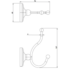 Handdukskrok Tapwell TA243S Classic