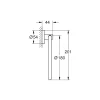 Handduksring Grohe EssentialsBrushed Hard Graphite