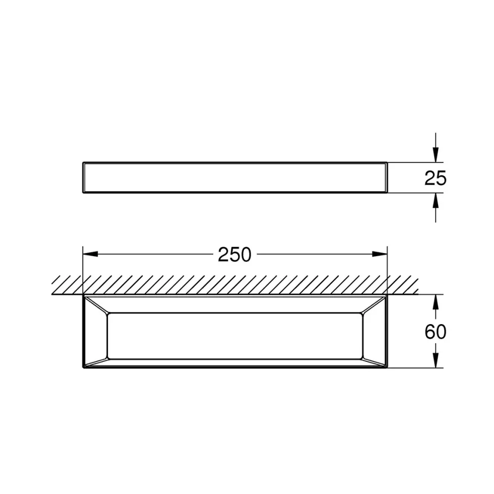 Handduksring Grohe Selection Cube