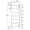 Handdukstork Rej Design Tango BTH 50130
