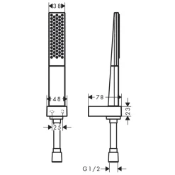 Handdusch Hansgrohe Rainfinity 100 1jet
