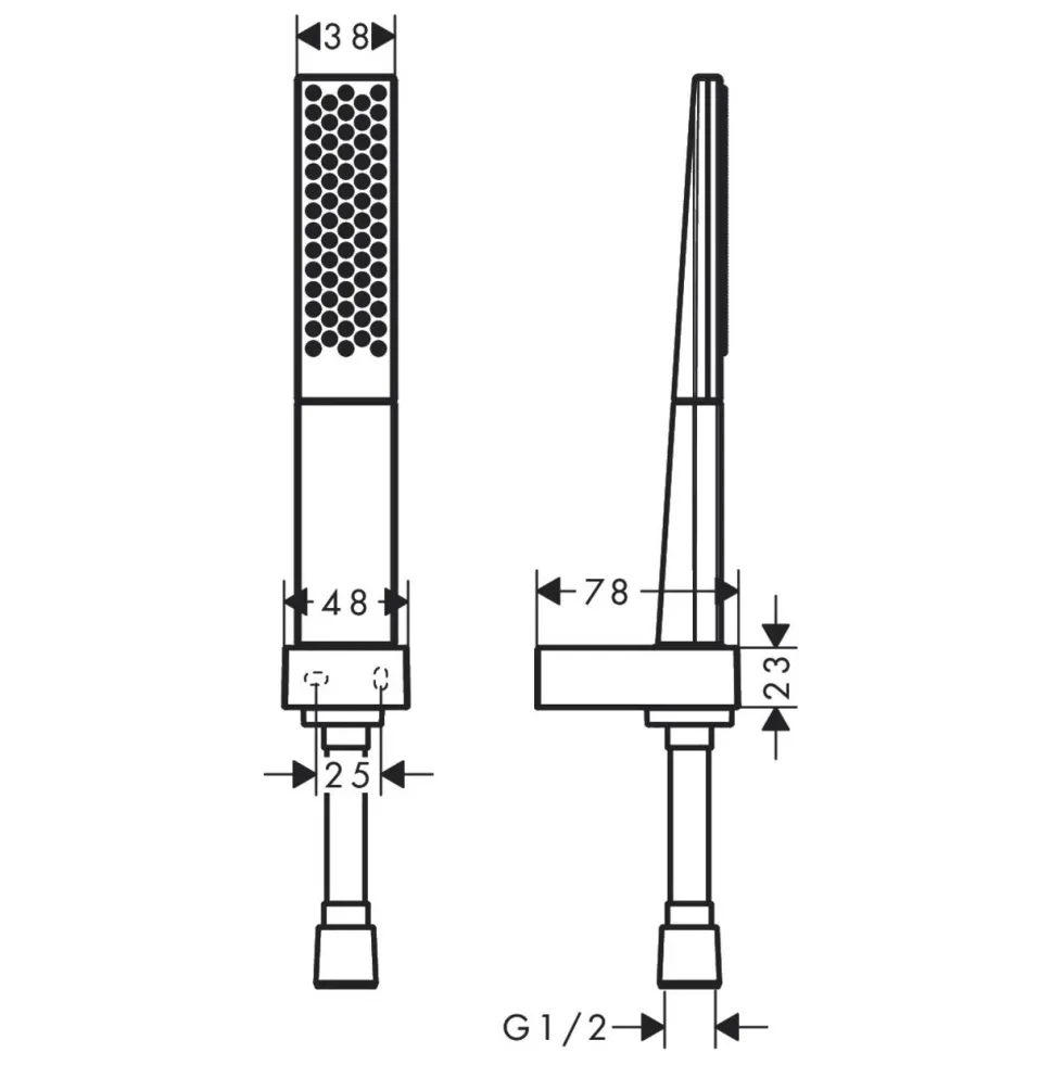 Handdusch Hansgrohe Rainfinity 100 1jet
