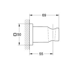 Handduschhållare Grohe Rainshower 27075