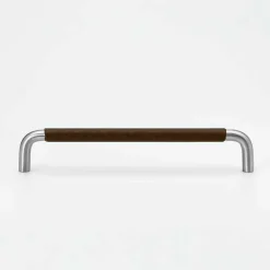Handtag Beslag Design SS-A Läderlindad Brun