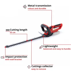 Häcksax Einhell 55 cm 18 V Li-jon Solo GE-CH 1855/1 utan Batteri