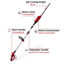 Häcksax Einhell Teleskop GE-HH 18/45 Li T utan Batteri