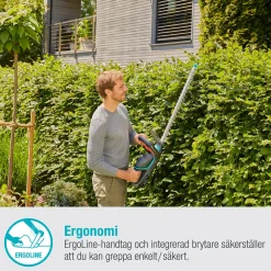 Häcksax Gardena ComfortCut 60/18V P4A utan Batteri