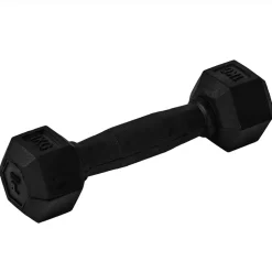 Hexhantel Master Fitness Gummiklädda för Bättre Grepp