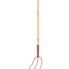 Högaffel Fiskars Classic Pro 3 Trä/Röd