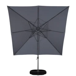 Hängparasoll Venture Home Leeds Fyrkantigt 300x300 cmSvart/Grå