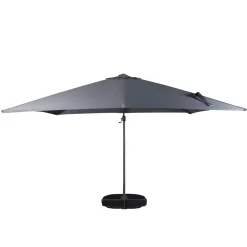 Hängparasoll Venture Home Leeds Fyrkantigt 300x300 cmSvart/Grå