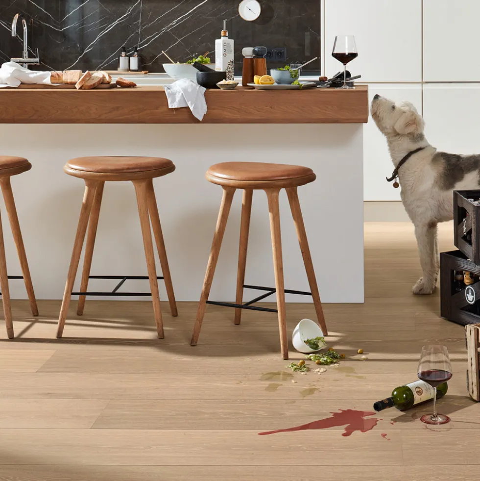 Härdat Trägolv Meister Lindura HD 400 Natural Champagne Oak 8922