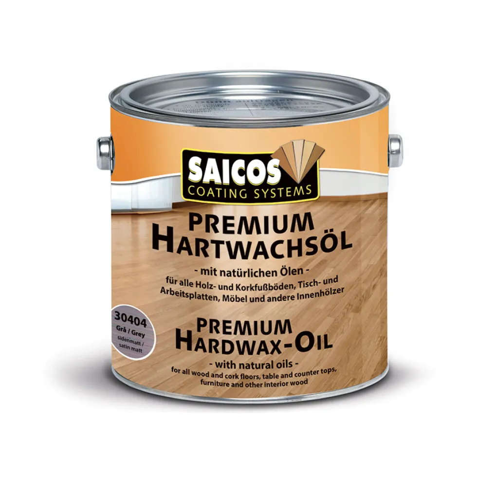 Hårdvaxolja Saicos 30404 Grå