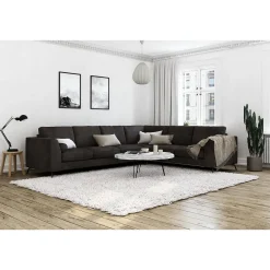 Hörnsoffa Scandinavian Choice Ocean Lyx Sammet