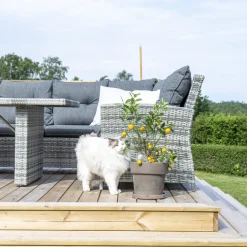 Hörnsoffa Venture Home London Utomhus UtomhusGrå