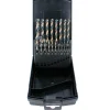 HSS Turbo-G set Tecos 1-10mm 19 Delar