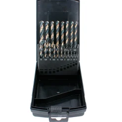 HSS Turbo-G set Tecos 1-10mm 19 Delar