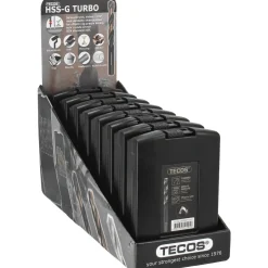 HSS Turbo-G set Tecos 1-10mm 19 Delar
