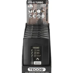 HSS Turbo-G set Tecos 1-10mm 19 Delar