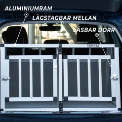 Hundbur Trekker L 89x69x50 cm