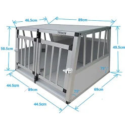 Hundbur Trekker L 89x69x50 cm