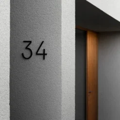Husnummer Habo Selection Contemporary Stor Svart