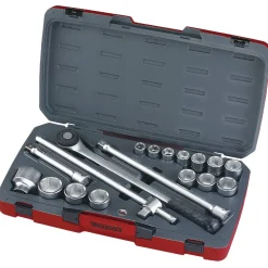 Hylsnyckelsats med 3/4 tum fyrkantsfäste Teng Tools T3418-6