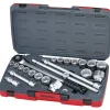 Hylsnyckelsats med 3/4 tum fyrkantsfäste Teng Tools T3422S