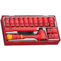 Hylsnyckelsats Teng Tools med 3/8 Tum Fäste TTV3814 1000 V 14-Delar