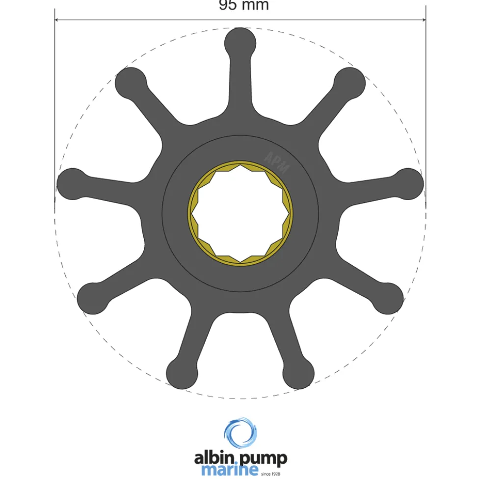 Impeller Albin Group Marine Premium 06-02-029