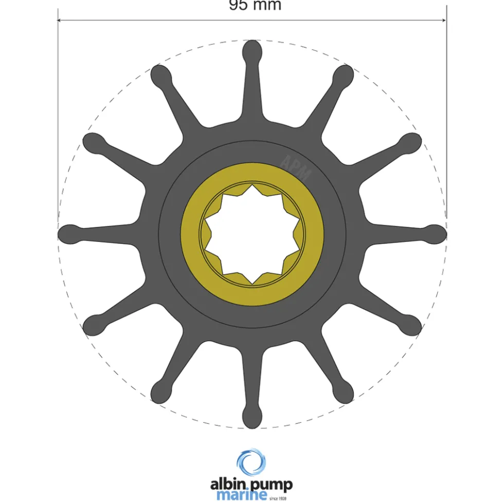 Impeller Albin Group Marine Premium 06-02-034