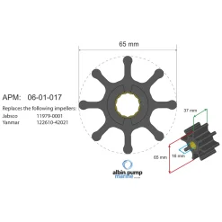 Impellerkit Albin Group Marine Premium 06-01-017